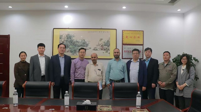 印度客戶(hù)來(lái)我公司參觀(guān)考察。
